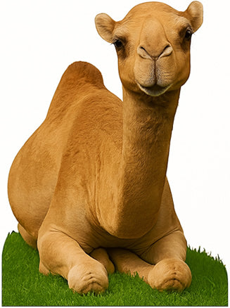 Camel Laying down Cardboard cutout standup