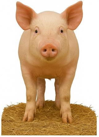 Standing Pig Cardboard Cutout Standup