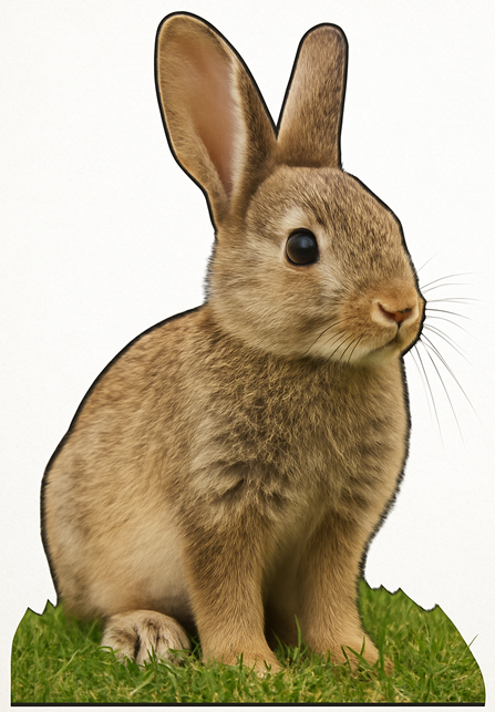 Bunny Rabbit Cardboard Cutout Standup