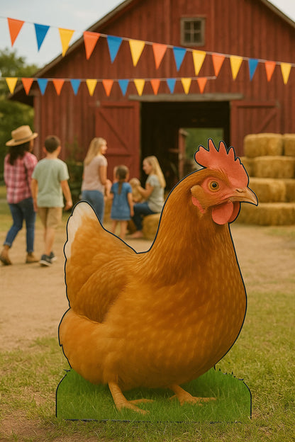 Chicken Cardboard Cutout Standup